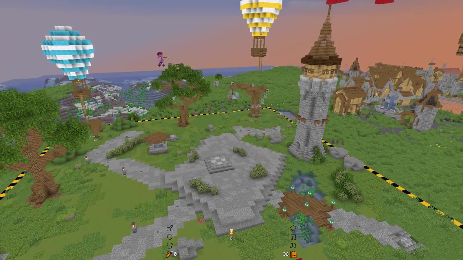 The Terralith survival landscape on Conquest SMP